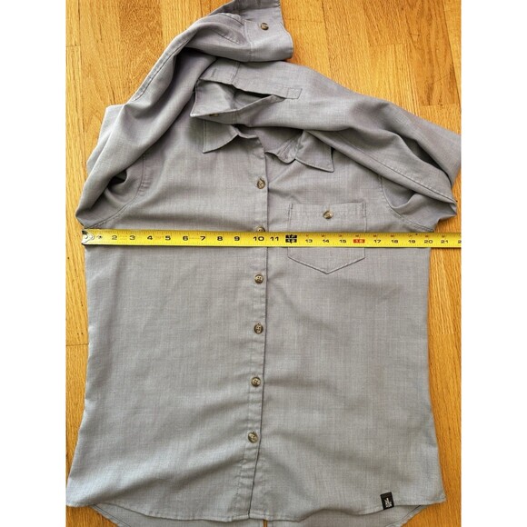 THE NORTH FACE Women’s Gray Performance Woven STEVIE Button-Down Shirt Size M - Picture 6 of 16
